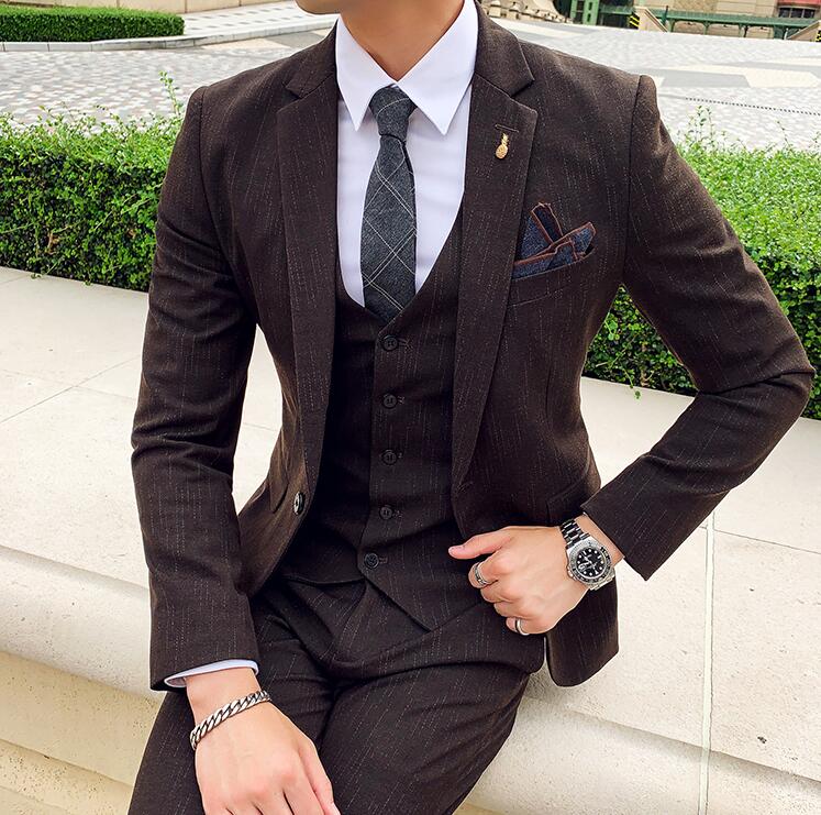 楽天市場】【送料無料】メンズスーツ スリーピース カジュアルスーツ 3