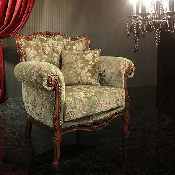 楽天市場】1人掛けソファ イタリア製 輸入家具 金華山 ソファ ロココ調