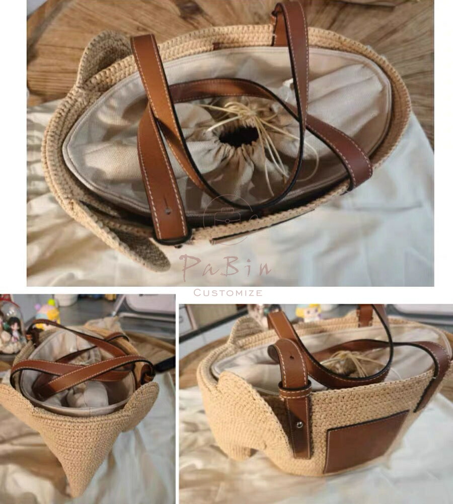 楽天市場】ロエベ かご バッグ 巾着の通販