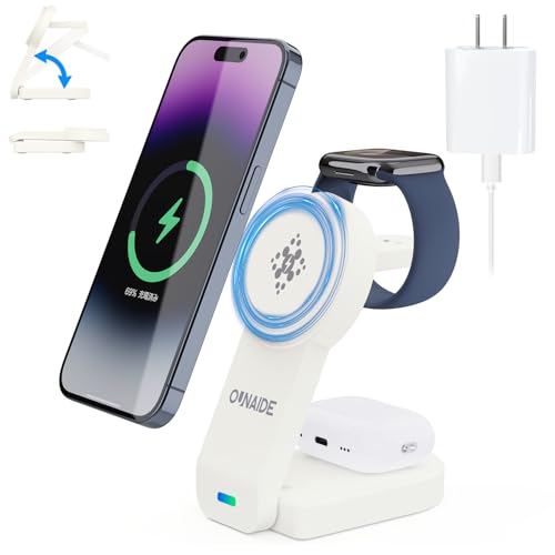 楽天市場】新登場ワイヤレス充電器 3 in 1 Mag-Safe式 アップル