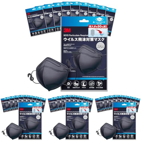 楽天市場】3M マスク ウイルス飛沫対策 KF94 不織布 快適形状 密着