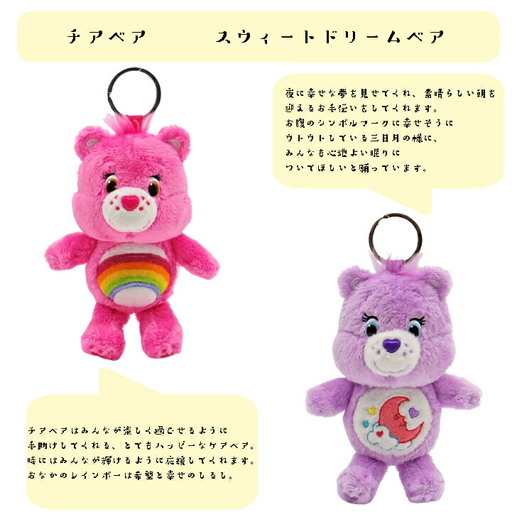 楽天市場】☆Care Bears ケアベア ぬいぐるみ マスコット PLAZA STYLE