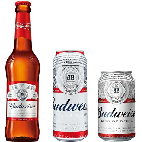楽天市場】バドワイザー Budweiser 330ml 缶 / 瓶 ビール クラフト