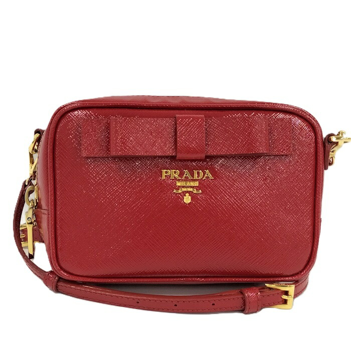 楽天市場】プラダ サフィアーノ バッグ レッドの通販