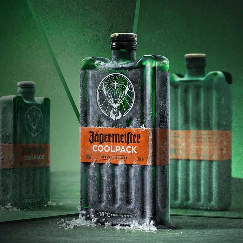 楽天市場】イエガーマイスター クールパック 350ml 35度 ハーフボトル