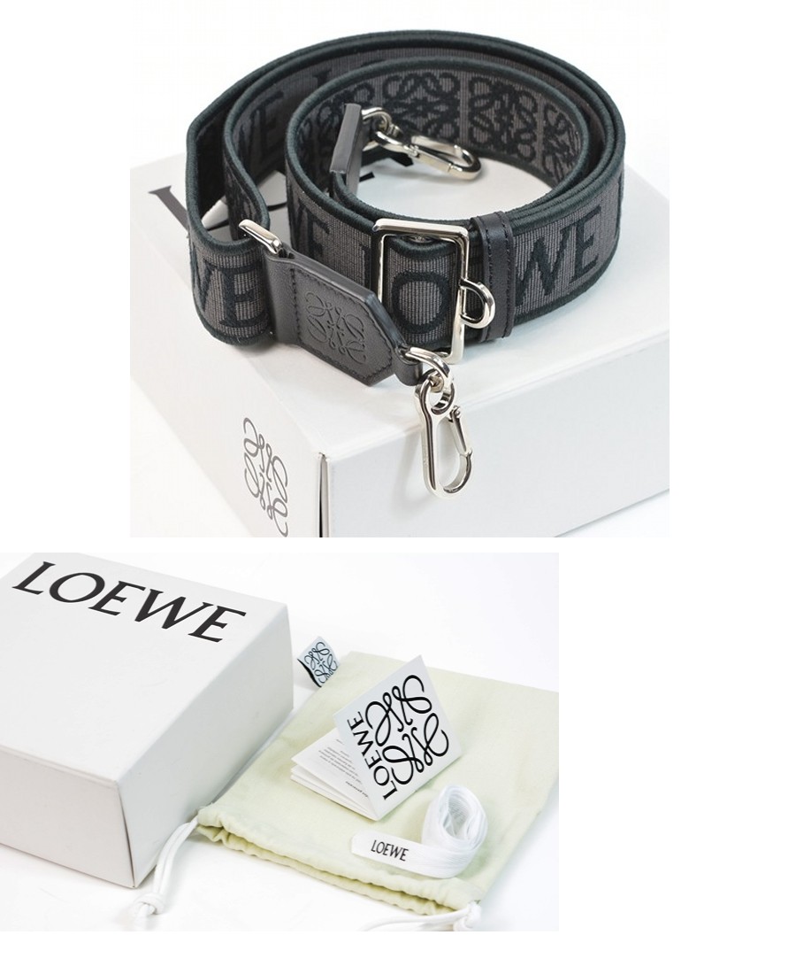 楽天市場】【未使用品】ロエベ ロゴ ジャガード アナグラム ストラップ