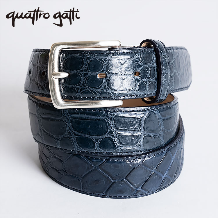楽天市場】ベルト メンズ レザー 本革 クロコダイル ワニ革 日本製