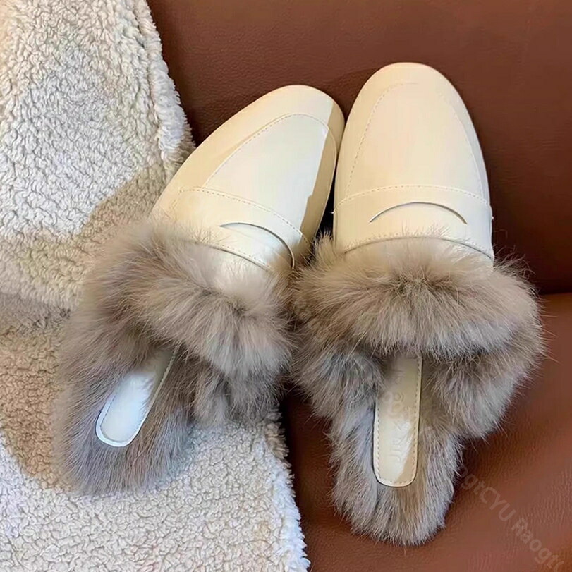 楽天市場】あったか ファーミュール つっかけ サボ ファーサンダル