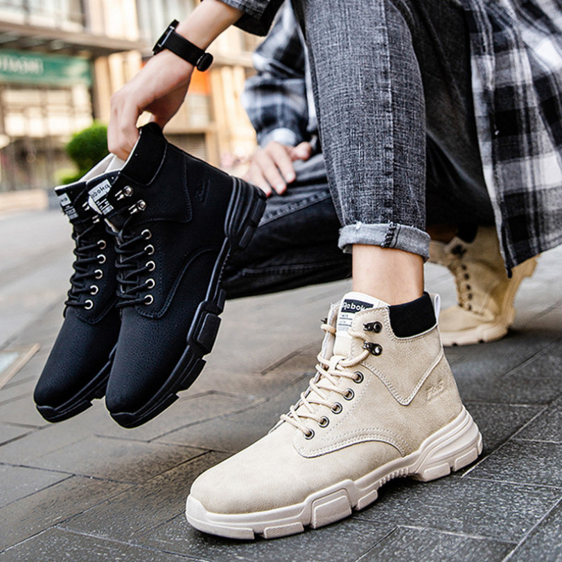 楽天市場】防水 カジュアルブーツ ワークブーツ メンズ ミッドカット