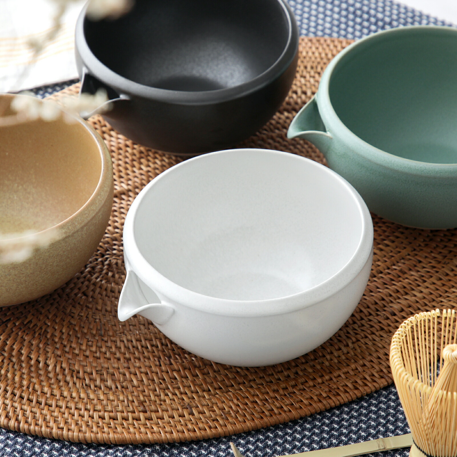 楽天市場】新仕様 抹茶碗 pour ORIGAMI 片口抹茶碗 お抹茶 茶道 抹茶