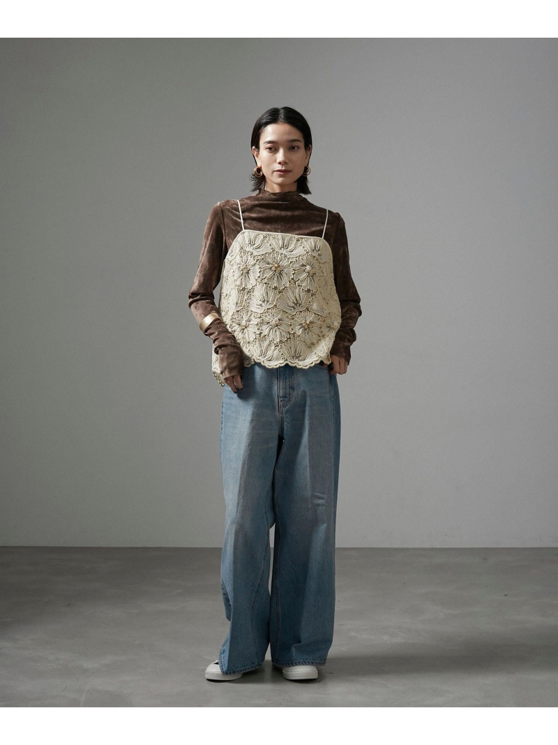 楽天市場】【SALE／40%OFF】レースフラワーキャミソール SALON adam et