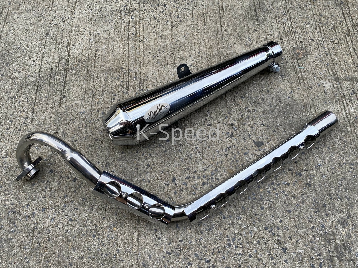 楽天市場】K-SPEED Diablo CT11 クロームメッキマフラー Full System