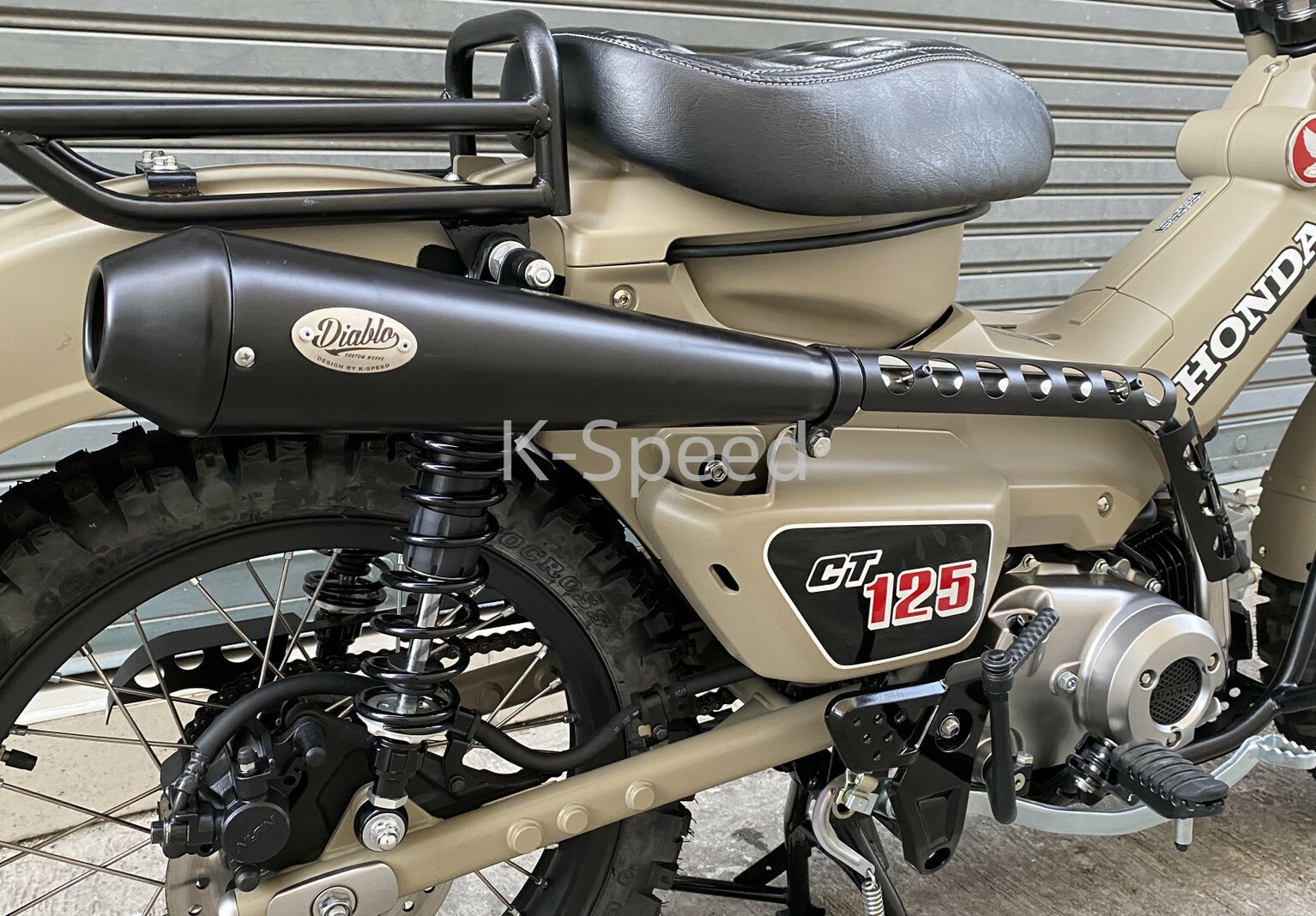 楽天市場】K-SPEED Diablo CT12 for CT125 ハンターカブ クローム