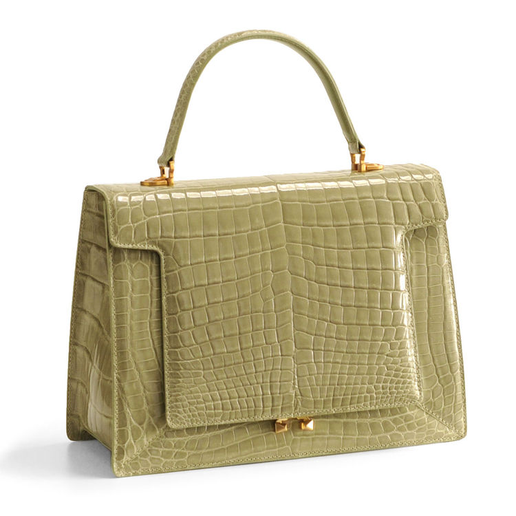 楽天市場】クロコダイル ハンドバッグ シャイニング 加工//2WAY