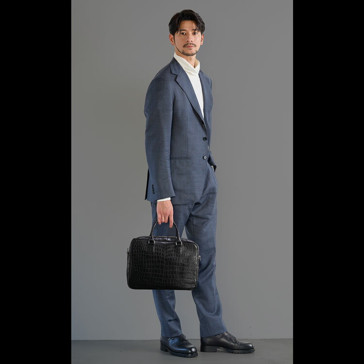 楽天市場】日本製 クロコダイル 2way ビジネスバッグ マット 加工
