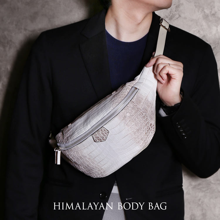 楽天市場】ヒマラヤ クロコダイル ボディ バッグ 3WAY メンズ ハンド