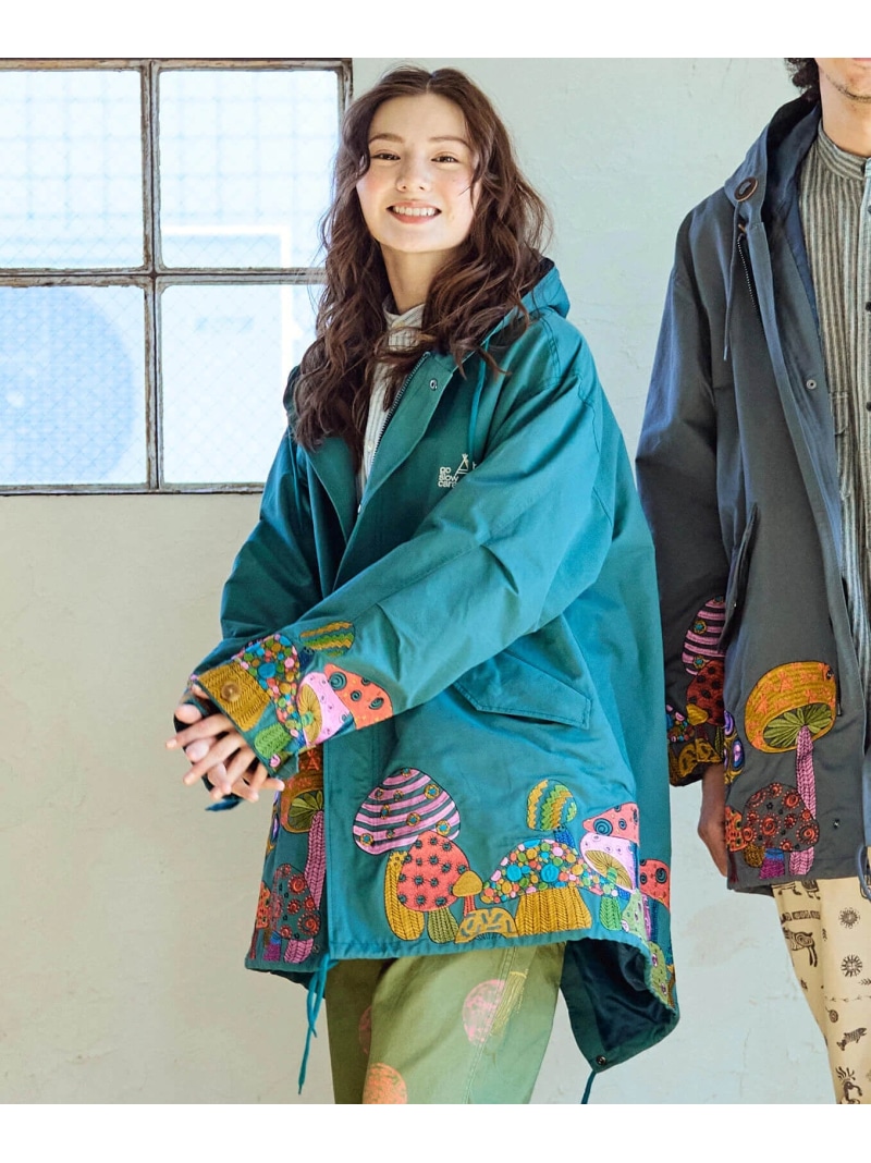 楽天市場】GO SLOW CARAVAN/(M)コットンナイロンパネル刺繍モッズ