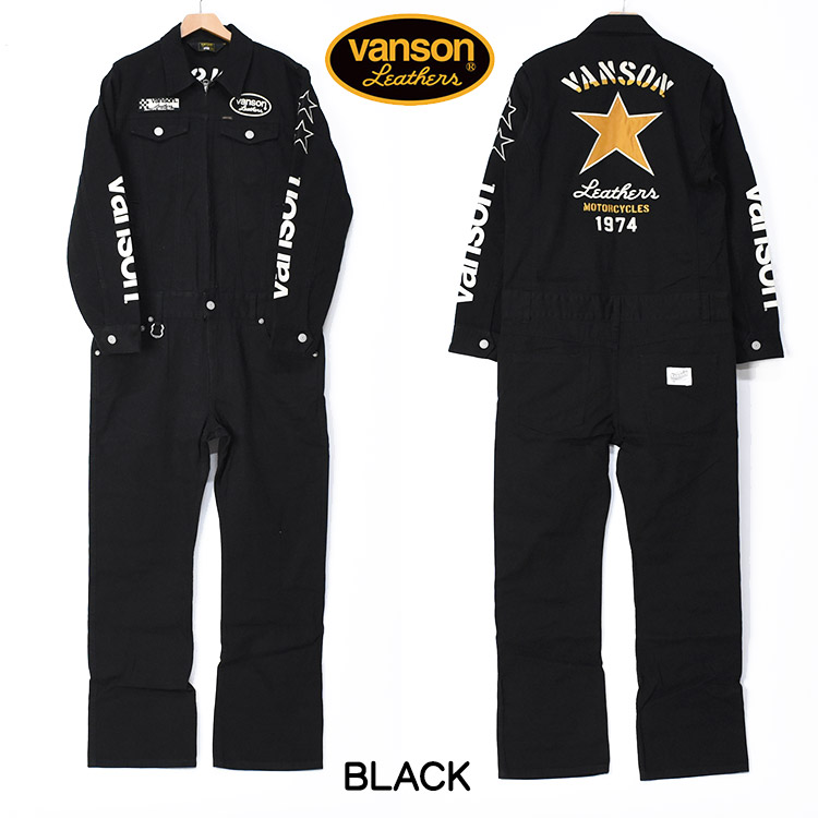 楽天市場】VANSON バンソン デニム オールインワン ALL IN ONE