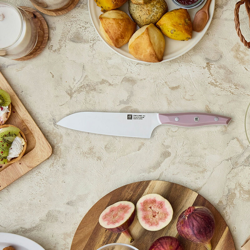 楽天市場】三徳包丁 ツヴィリング Fit II 16.5cm スモーキーピンク
