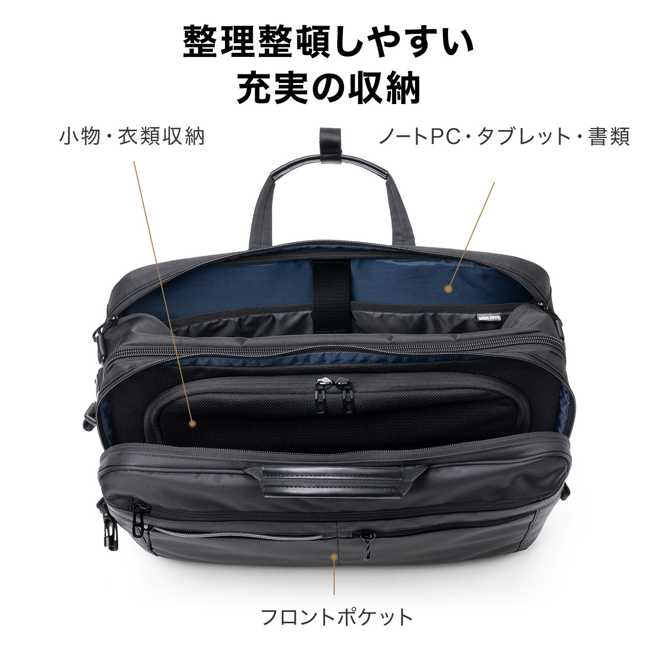 楽天市場】【楽天1位受賞】リュック ビジネスリュック メンズ 3way 大