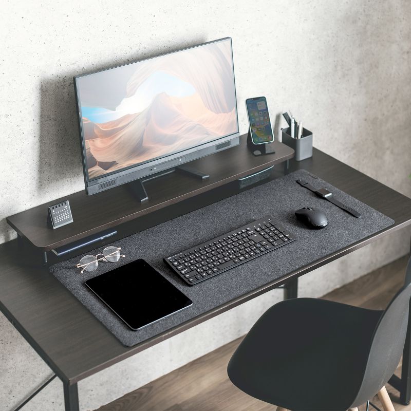 楽天市場】デスクマット フェルト 幅90cm 奥行40cm 大型マウスパッド