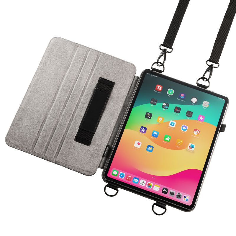 楽天市場】iPad Air ケース ケース スタンド機能 ショルダーベルト