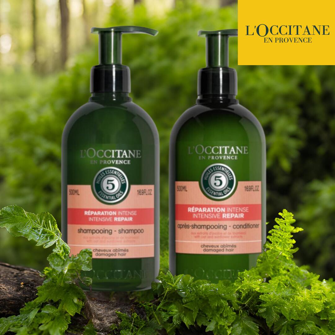ロクシタン リペアリング シャンプー コンディショナー 500 ボトル
