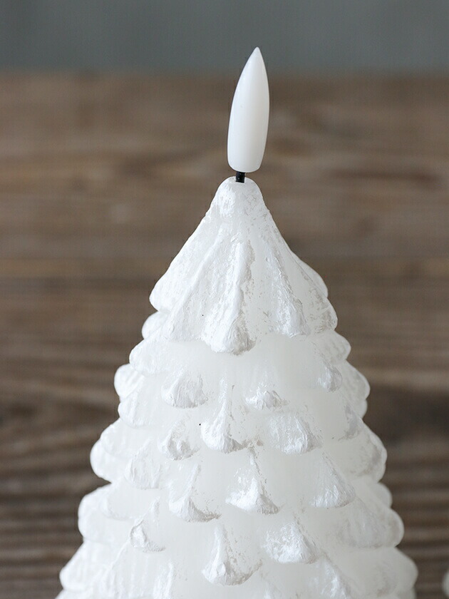 楽天市場】≪10％OFF≫ LEDキャンドル ホワイト クリスマスツリー B