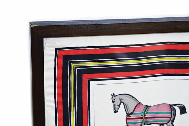 楽天市場】エルメス HERMES シルクスカーフ 額入り カレ 90×90