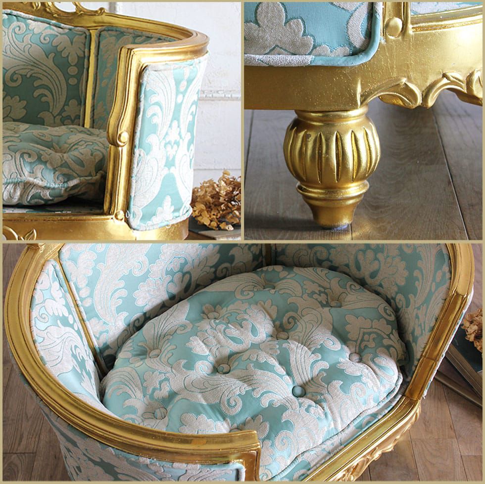 楽天市場】キッズ ペット ドール チェア ソファ 姫系 ロココ