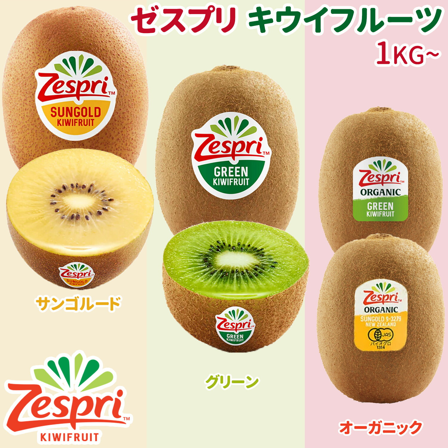 キウイ様2点 キウイ様2点 2種のキウイの酸味と甘さでスッキリ飲み