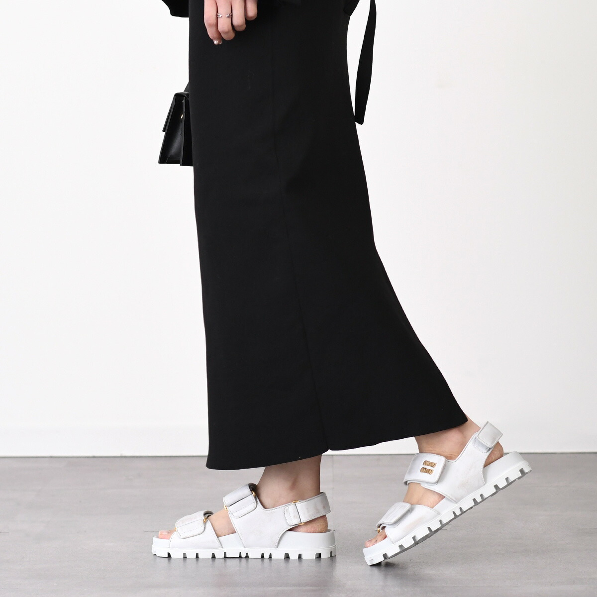 楽天市場】【3/1限定10％オフ＆P10倍】MIU MIU ミュウミュウ サンダル