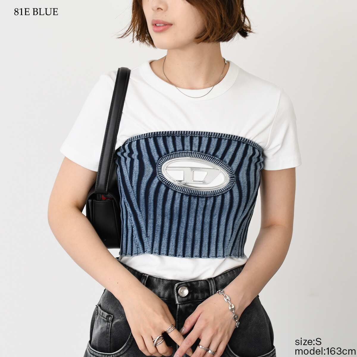 楽天市場】DIESEL ディーゼル トップス M-CLARKSVILLE チューブトップ