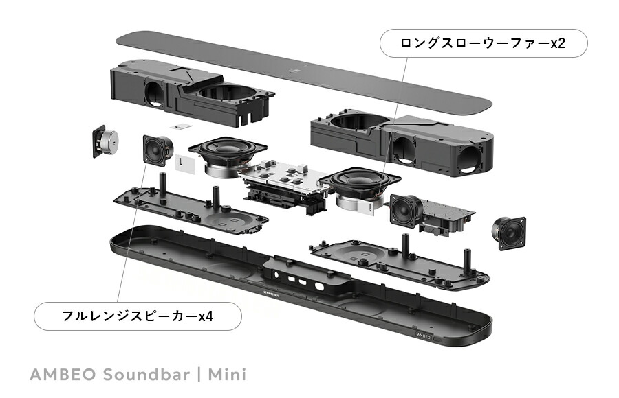 楽天市場】ゼンハイザー公式 Sennheiser AMBEO Soundbar Mini アンビオ