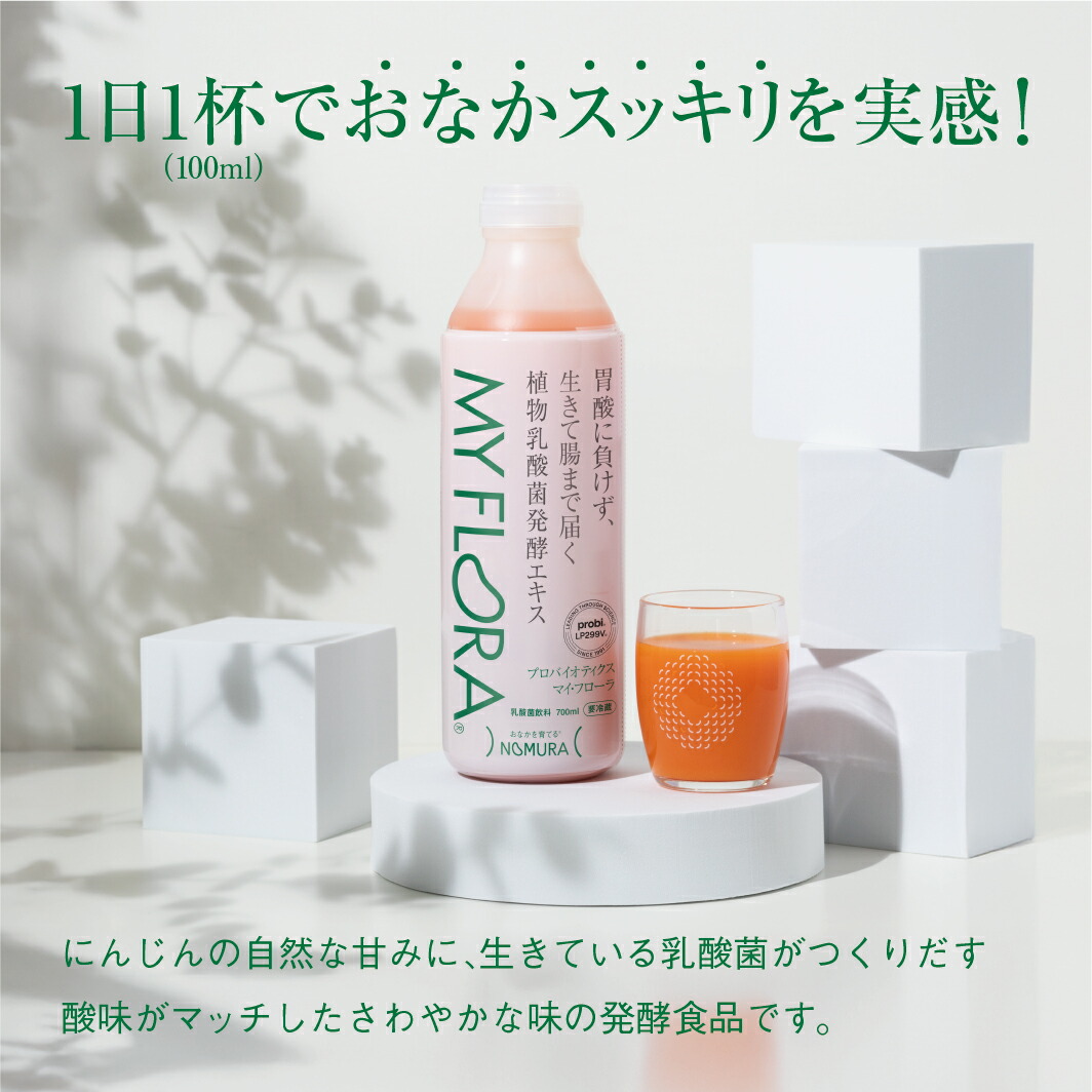 楽天市場】野村乳業 植物乳酸菌発酵エキス『マイ・フローラ』2本セット