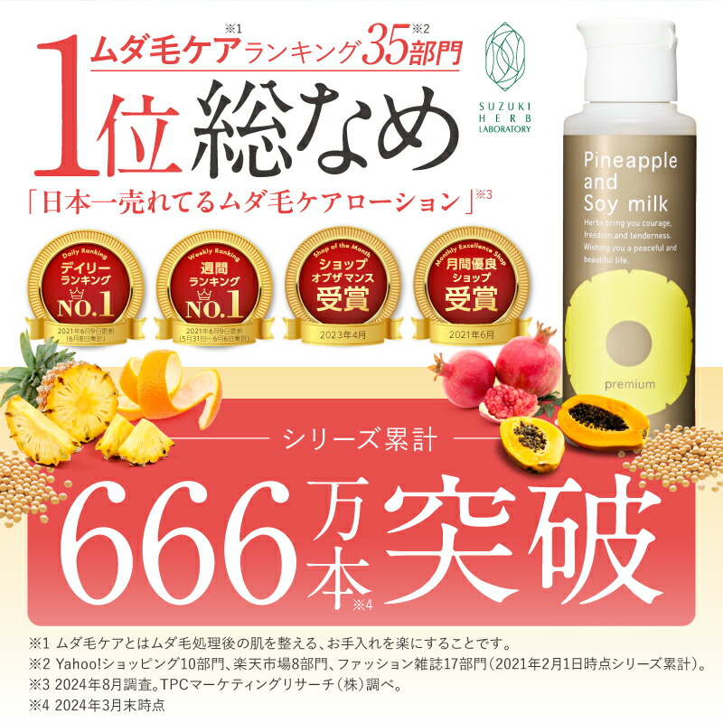 鈴木ハーブ研究所 パイナップル豆乳ローション プレミアム 限定