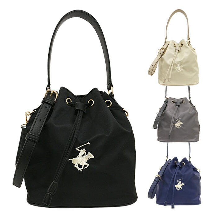 楽天市場】ビバリーヒルズ ポロクラブ ナイロン巾着型バッグ 2way