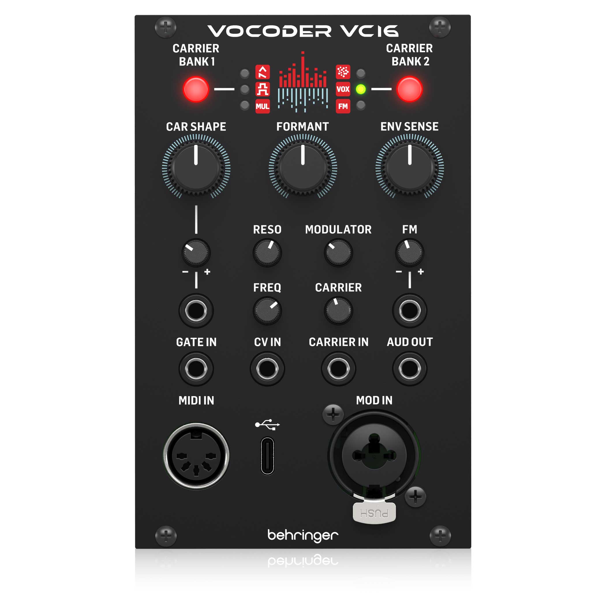 楽天市場】BEHRINGER VOCODER VC16 ユーロラック ボコーダーモジュール