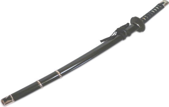 楽天市場】＊侠客刀 黒鞘（1本差・やくざ刀）No，25 全長74cm