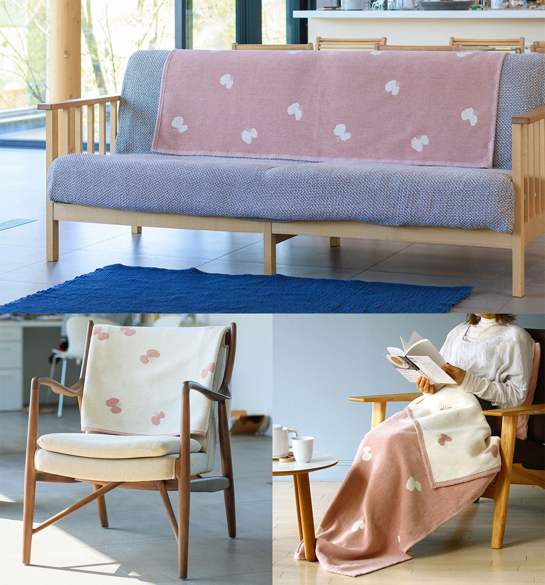 楽天市場】KLIPPAN クリッパン ミナペルホネン ブランケット mina