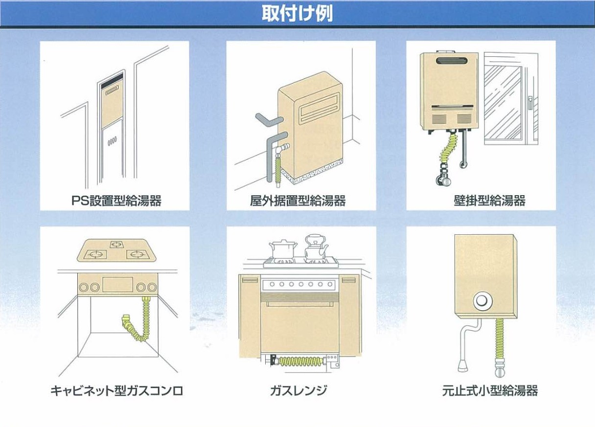 楽天市場】【LPガス】タマフレックス LMA3-B300（1/2）金属