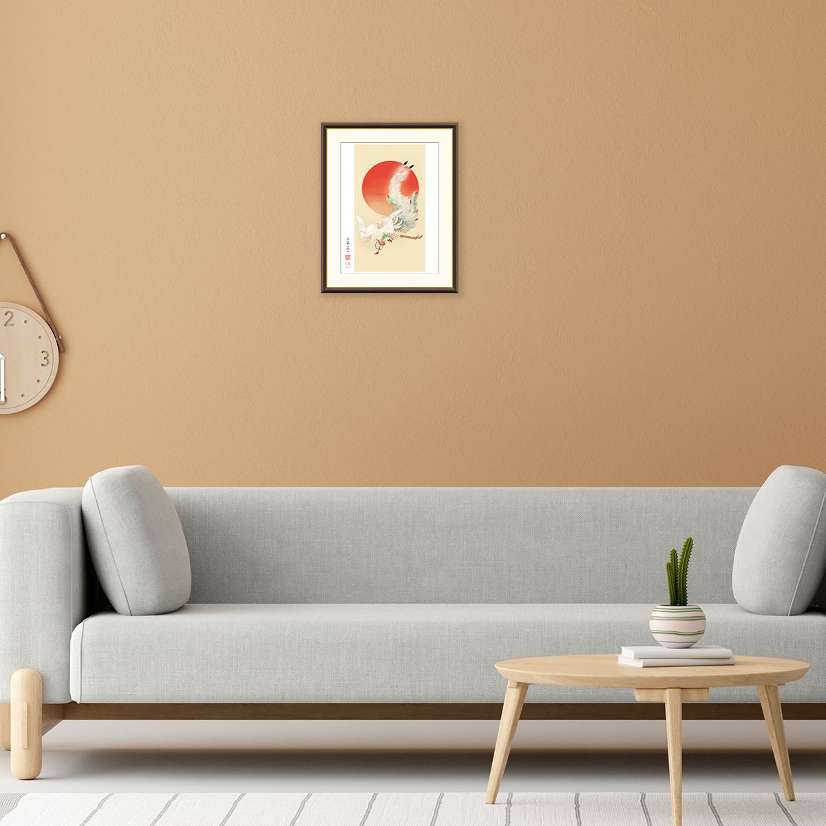 楽天市場】【額絵】 日出鳳凰図 伊藤若冲 F4・F6・F8号サイズ 伊藤若冲