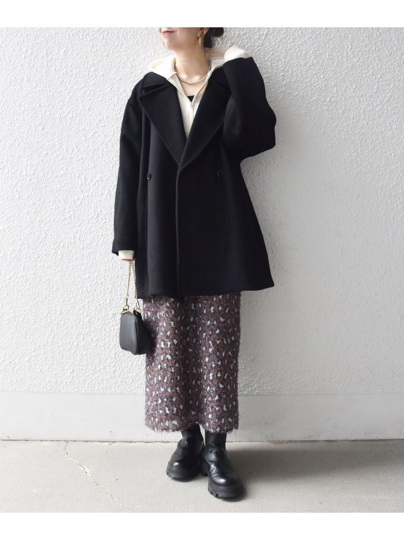 楽天市場】SHIPS any: ウール コクーン テーラード ショート コート