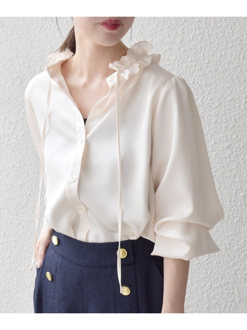 楽天市場】《一部追加予約》SHIPS any:＜洗濯機可能＞サテン フリル