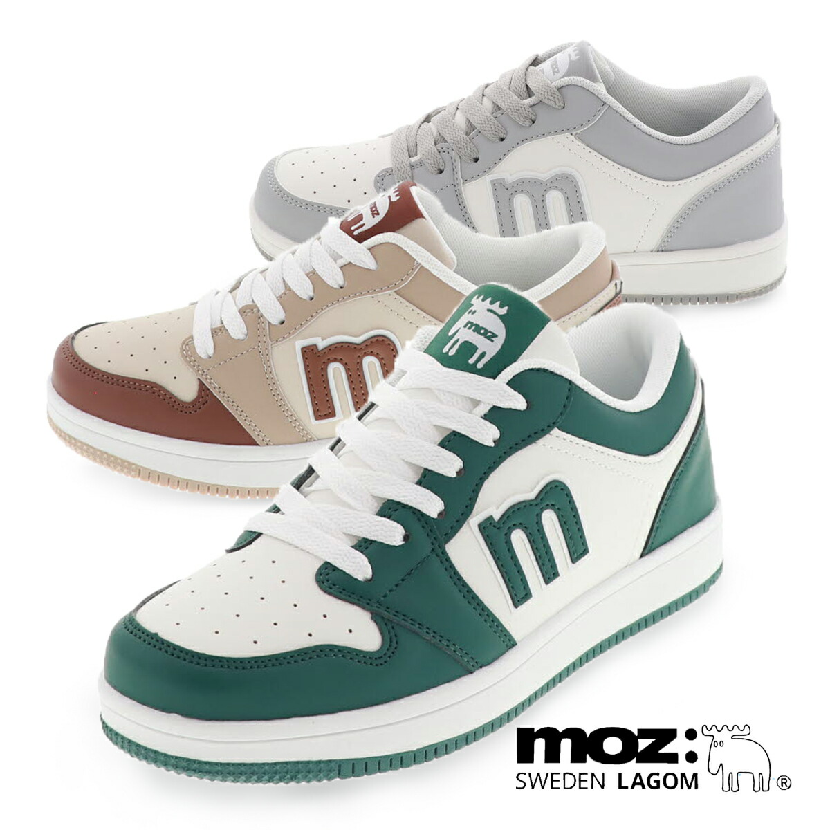 楽天市場】モズ 靴 レディース スニーカー ローカット カジュアル