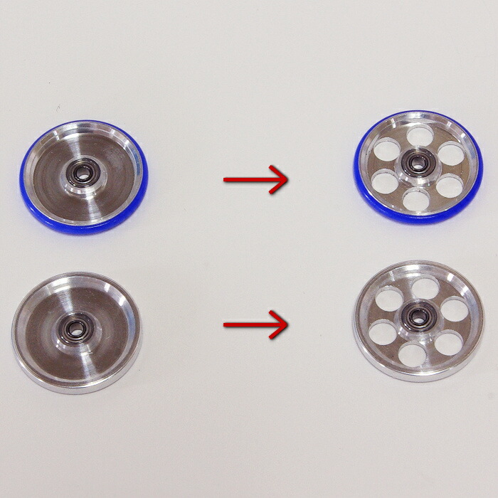 楽天市場】ミニ四駆19mmアルミローラードリリング プレート : 汐見板金