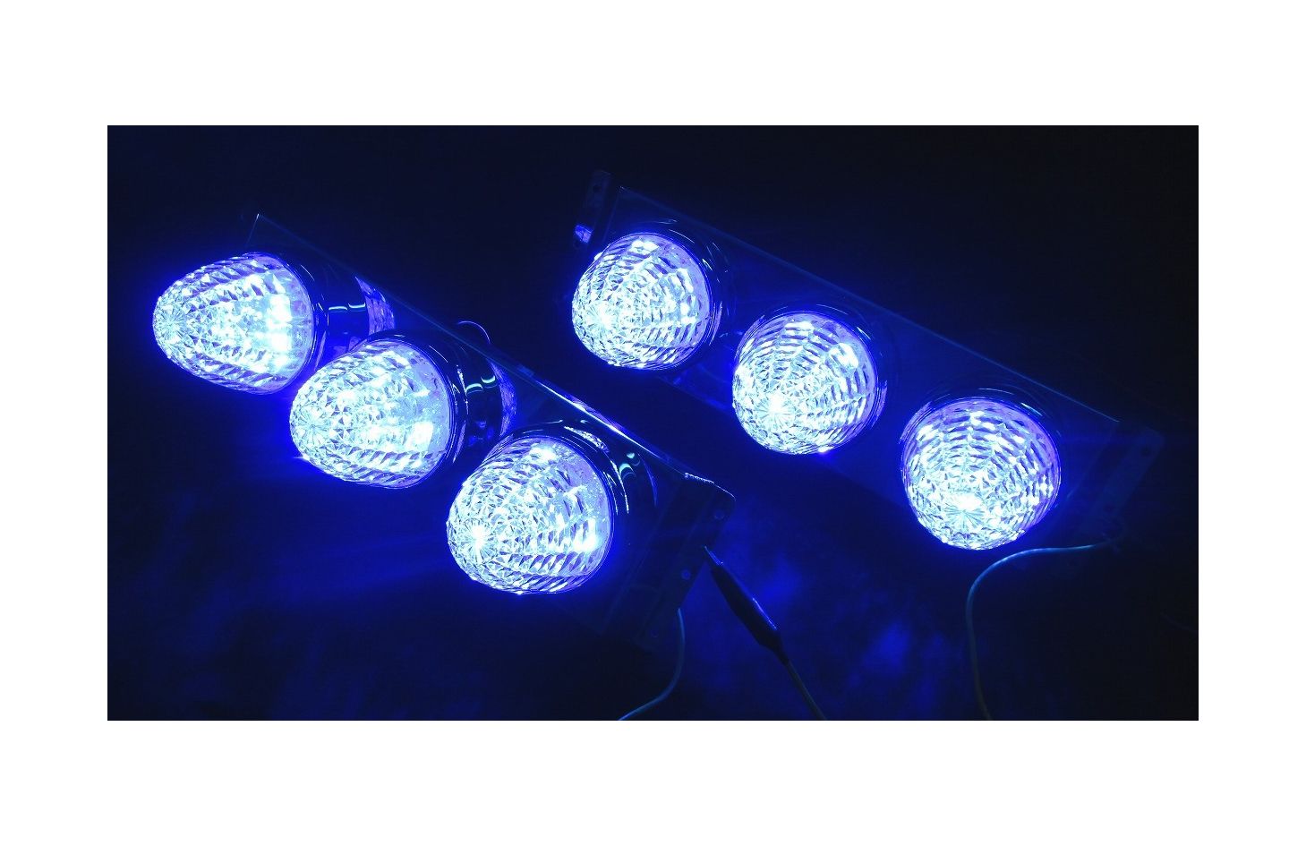 楽天市場】激光 LEDクリスタルハイパワーマーカー☆3連 車高灯☆クリア