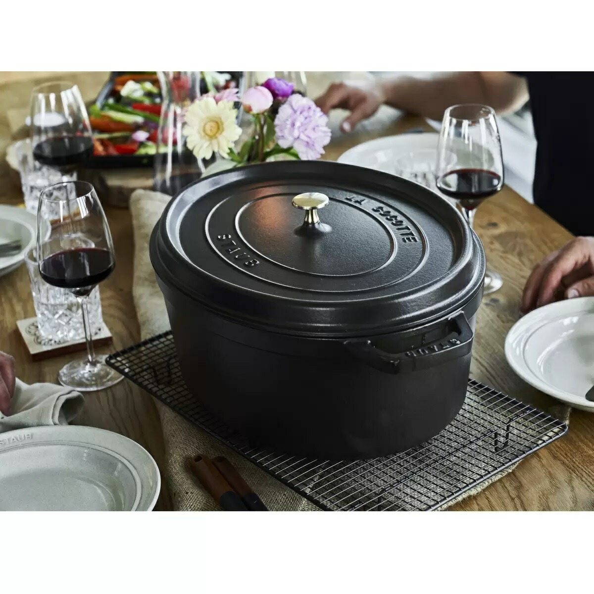 楽天市場】ストウブ ピコ・ココット・オーバル 41cm ブラック 40509