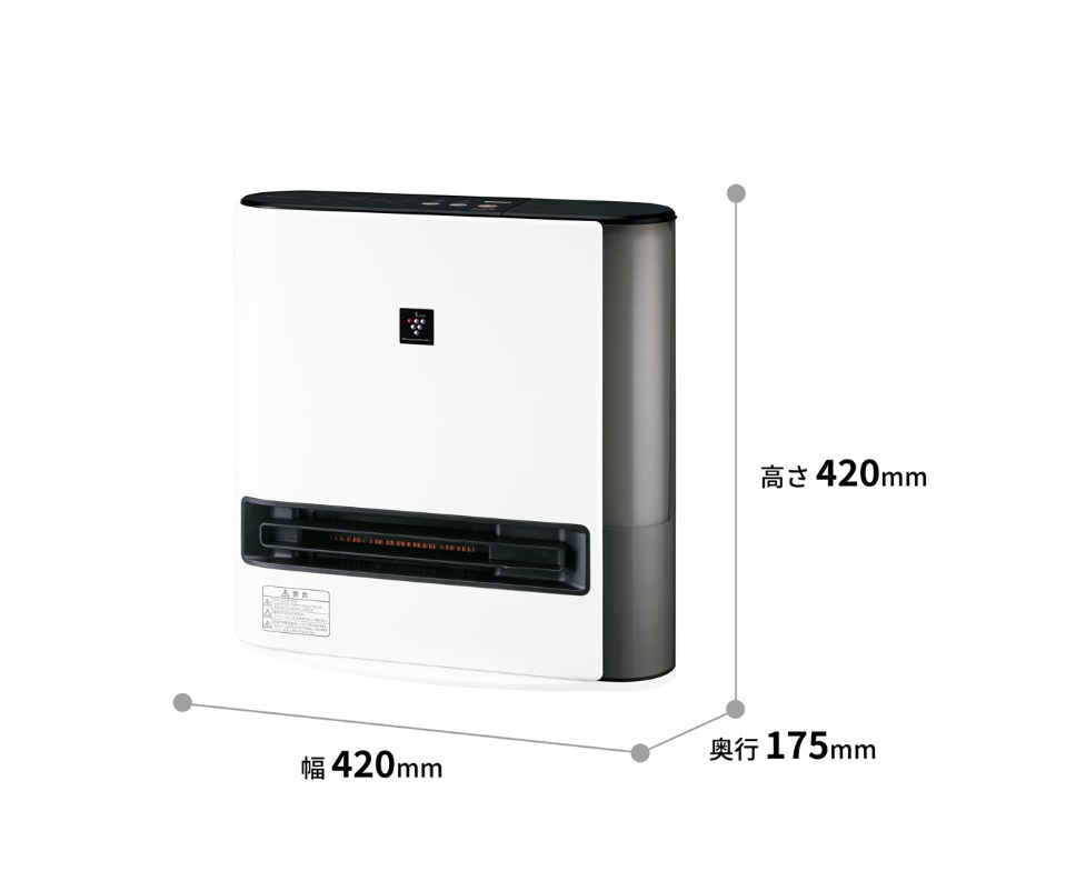 楽天市場】【箱傷み品】SHARP シャープ 加湿セラミックファンヒーター