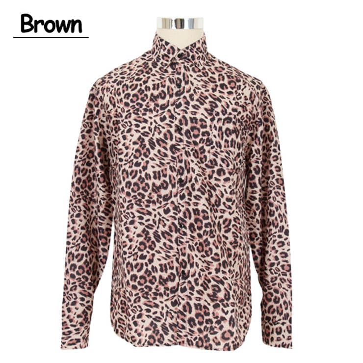 楽天市場】Decorative 柄シャツ レオパード柄 長袖シャツ ヒョウ柄